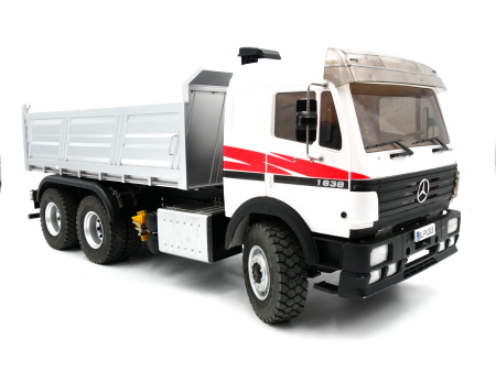 6x6 Metall LKW Kipper Mercedes-Benz SK 1838 elektrisch 1:14